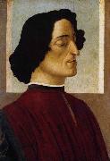 BOTTICELLI, Sandro Portrait of Giuliano de Medici USA oil painting artist